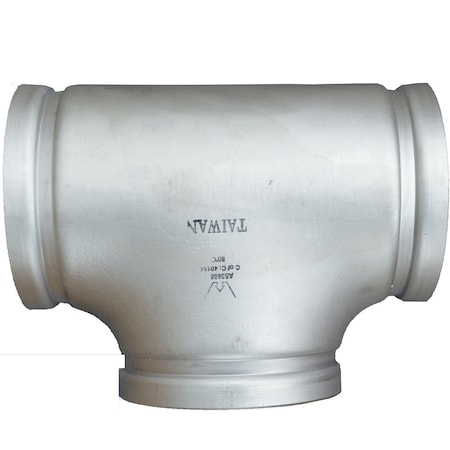 Industrial Choice Groove Tee Sch 10 SS304 6 inch GV-T-6-S10S4